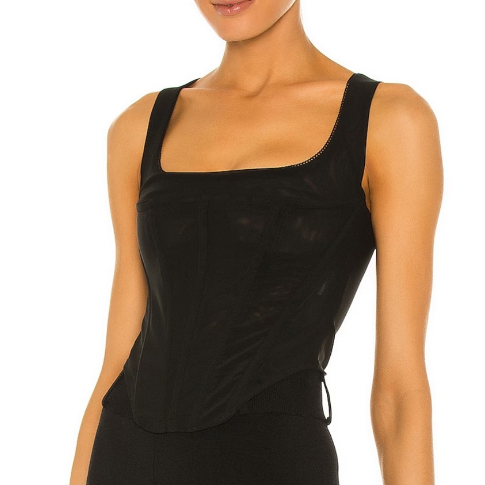 Miaou Campbell Corset in Black